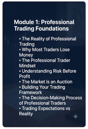 Module 1 Professional Trading Foundations