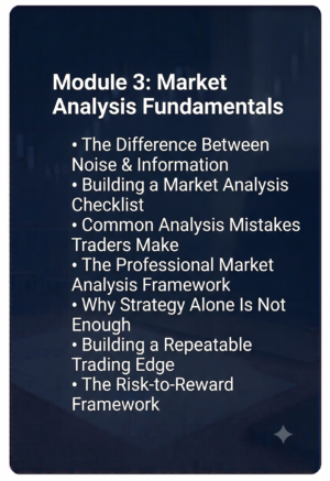 Module 3: Market Analysis Fundamentals